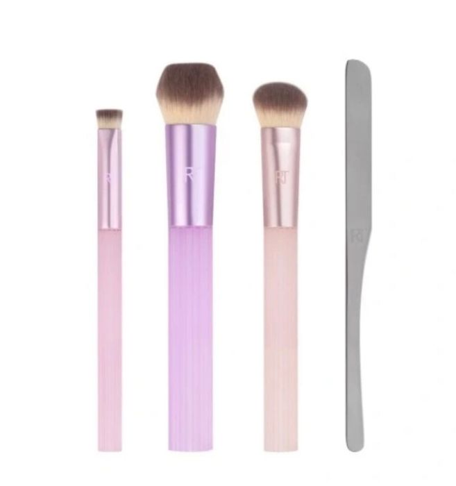 Real Techniques Pastel Pop Zestaw pędzli (3 szt) + szpatułka