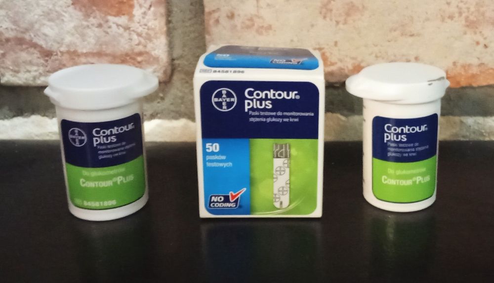Contour Plus Paski do glukometru - 3 op + Wysyłka Gratis%