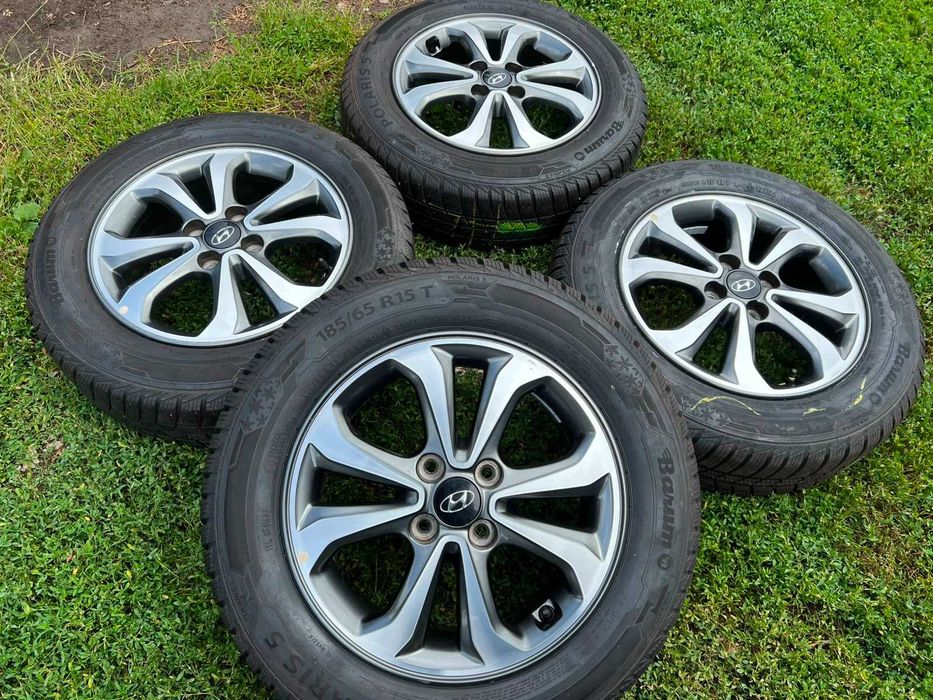 Felgi 15 4x100 Hyundai i20 i10 Kia Rio Picanto  Toyota Yaris Corolla Suzuki Swift Splash Baleno ET47 Alufelgi Komplet