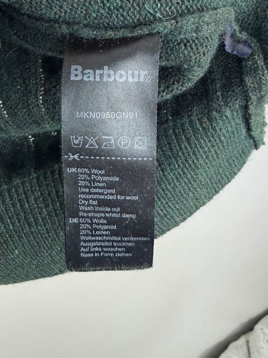 Sweter Warkocz Barbour Established Wełna / Len
