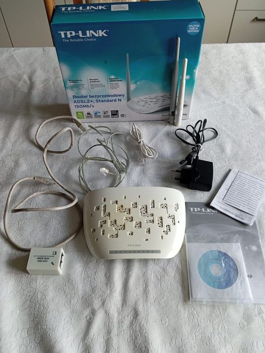 Router bezprzewodowy ADSL2+standard N 150mb/s