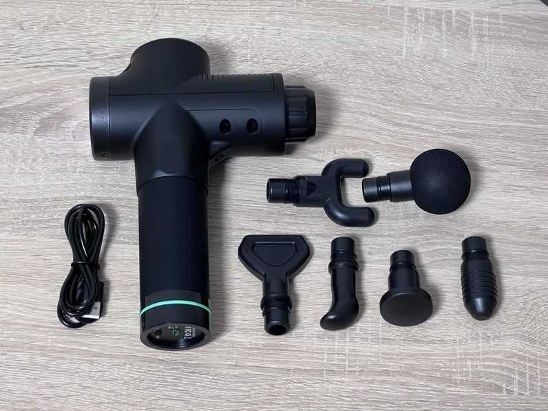 Портативный ручной МАССАЖЕР!  Ударный и на аккумуляторе до 6 часов!