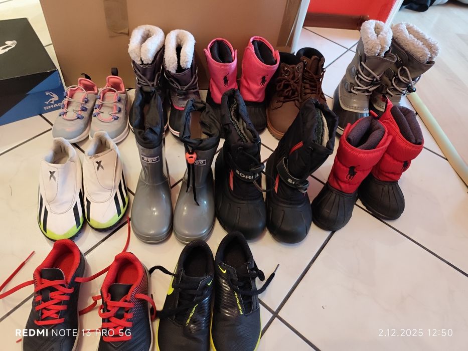 Buty różne rozmiary 150 za wszystkie