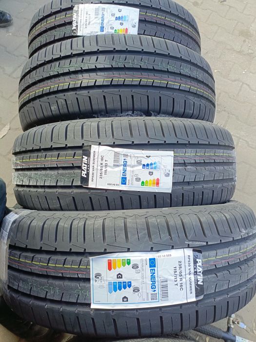 Nowe opony letnie 235/65/16c Platin 2025r
