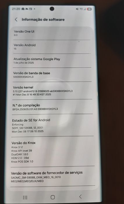 Troco Samsung s22 ultra 5g 128 por iPhone