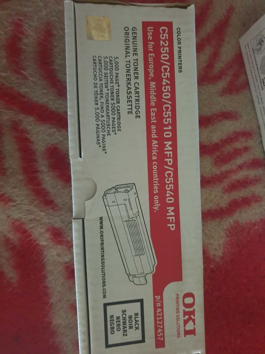OKI Laser Toners New C5250, C5450, C5510, C554064298393239041121