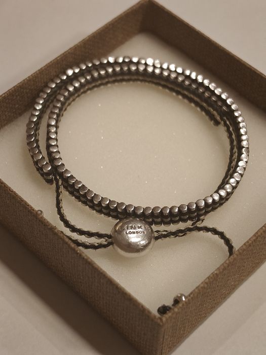 Bransoletka LINKS London – minimalistyczna srebrna