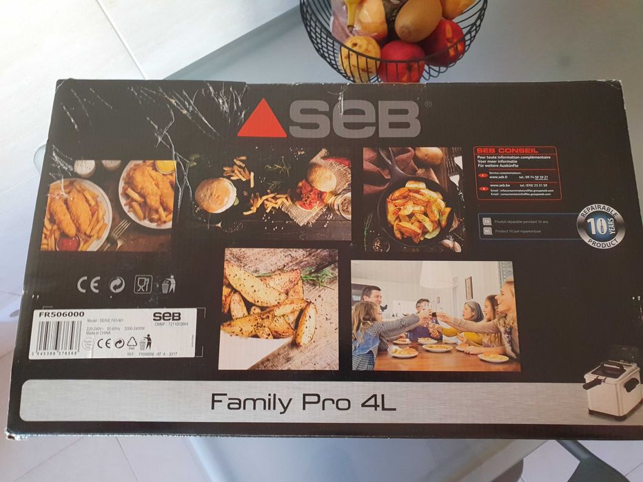 Fritadeira Nova SEB 4L PRO 2400W