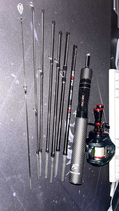 zestaw castingowy travel multiplikator ultralight