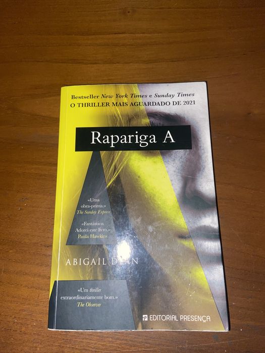 Livro "A rapariga A"