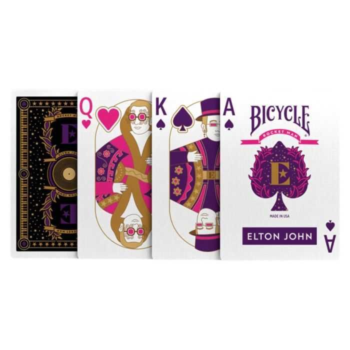 Baralhos de Cartas Mako Red ou Bicycle Elton John