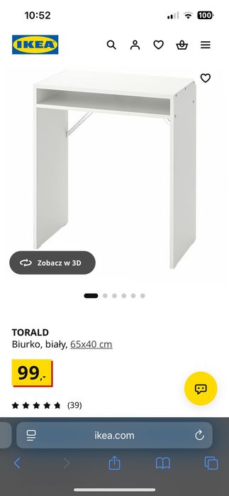Biurko/toaletka Ikea