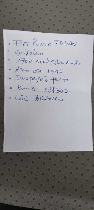 Fiat Punto TD Van 1995