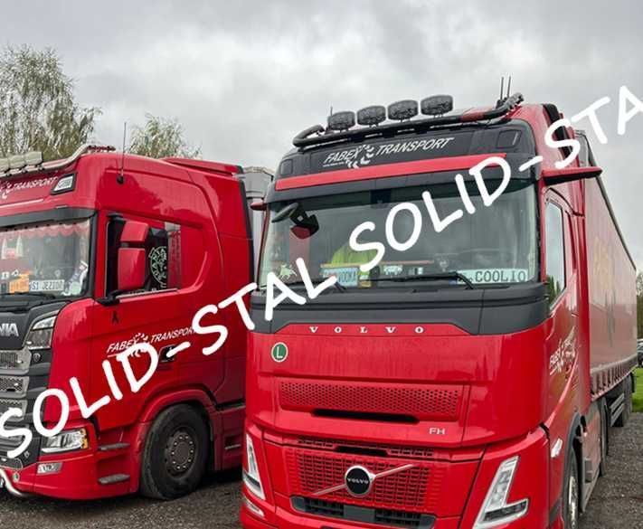 Orurowanie GÓRNE / DACHOWE Volvo Fh4 , Fh5 , Fh6 Aero Stal nierdzewna!