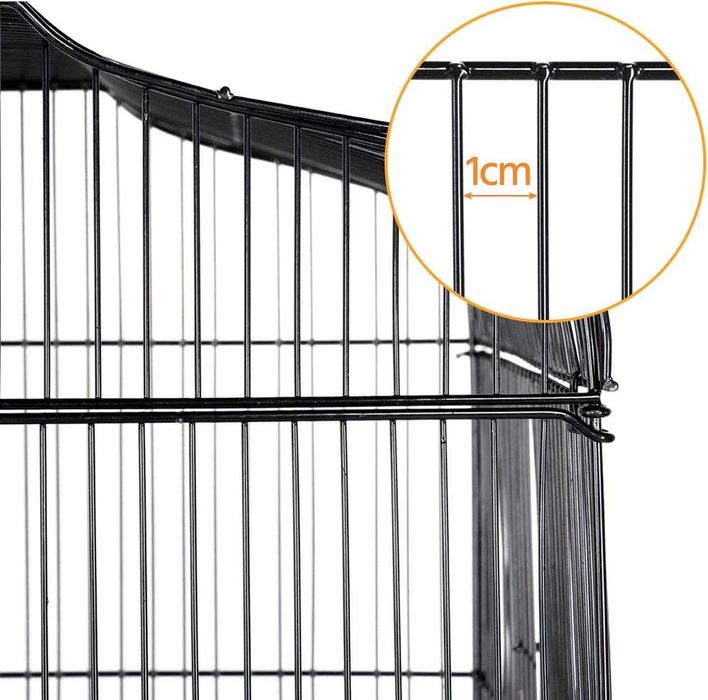 65/65/150 см, Большая клетка вольер с открівающимя верхом .