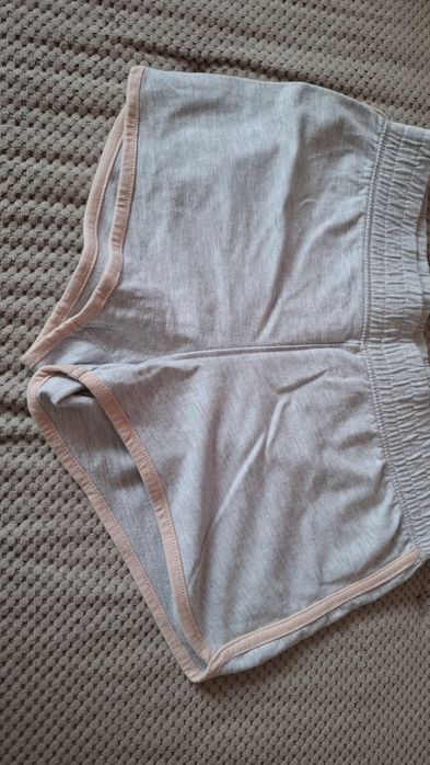 Spodenki szare bawełna 170 cm H&M