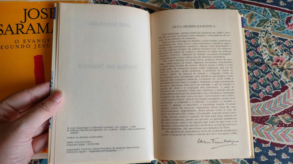 Livros de José Saramago