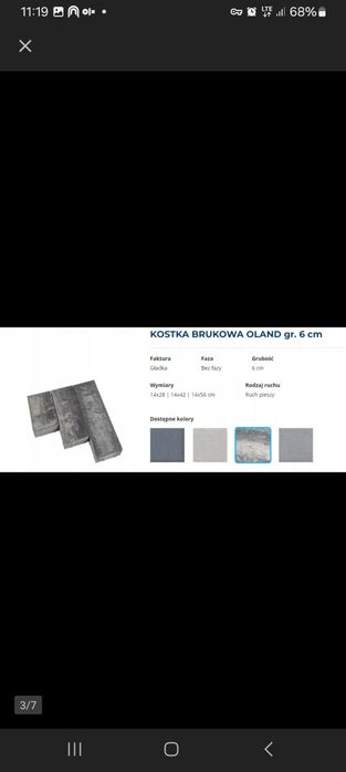 Kostka POLBRUK Oland grafit