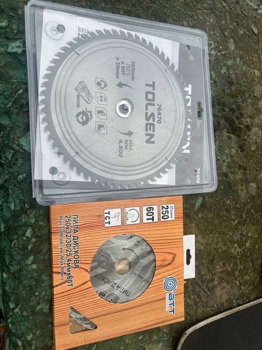 Циркулярна, Дискова пила TOLSEN 305х60Тх30мм, ATT 250x32/30/25,4ммx60T
