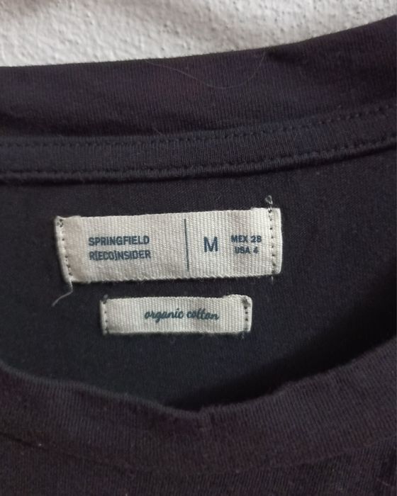 T-shirt preta - Springfield