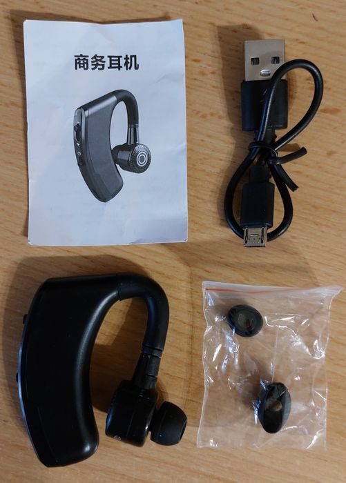 (НОВЫЙ) Bluetooth Блютуз гарнитура V9 S109/К20