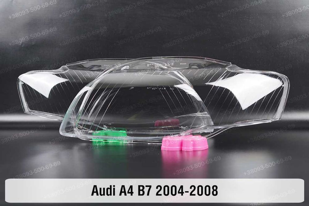 Скло корпуси фар Audi A4B6 A4 B7 а4б8 a4b8 А4В7 А4 В7 2000-2015