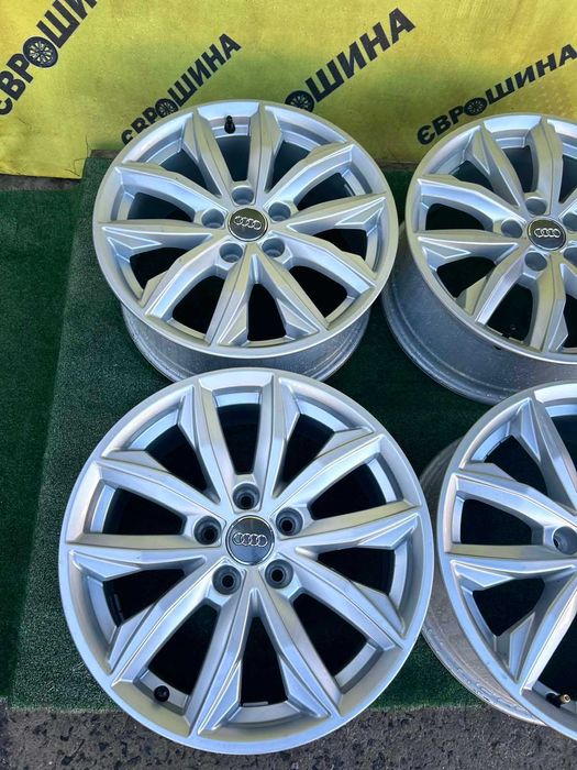 Диски Audi 5:112R17 Комплект Литі Титани Б/у Склад Оригінал