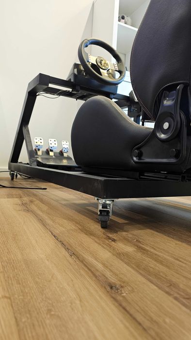 Cockpit Sim Racing Completo – Logitech G27 + Estrutura