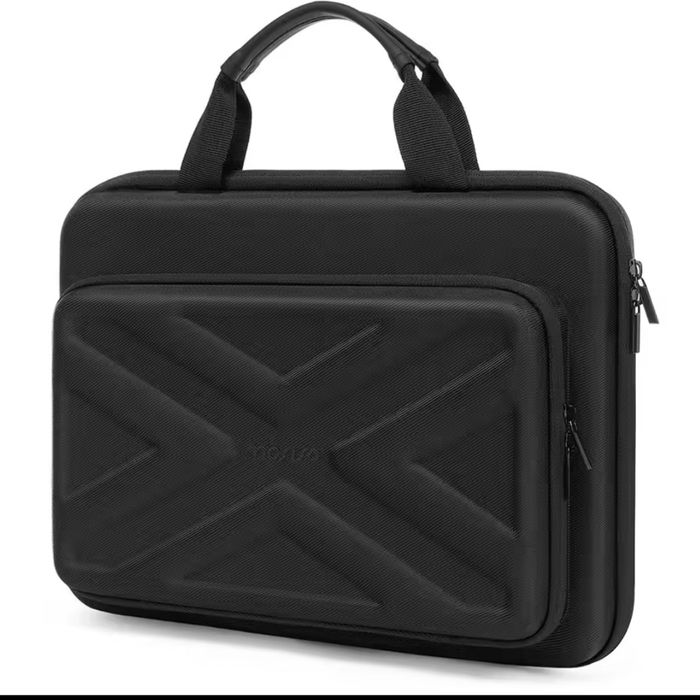 Сумка кейс для ноутбука 17" діагональ синя металік