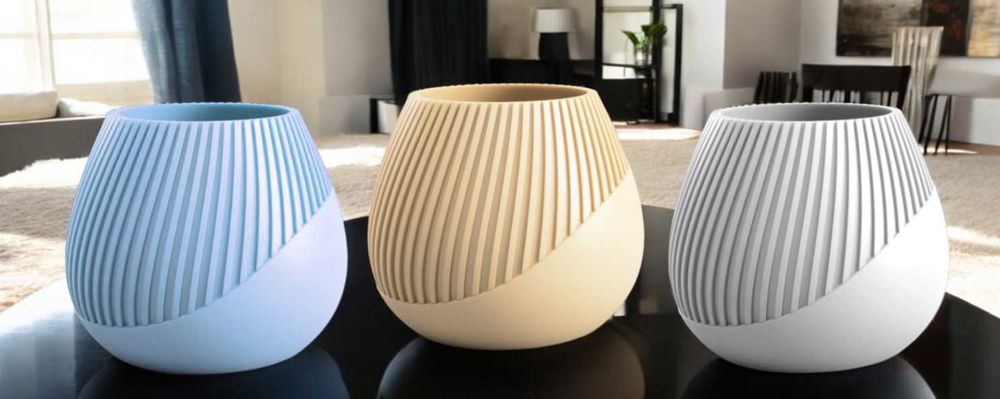 Vários Designs de Jarras Decorativas - Impressão 3D – Design Artístico