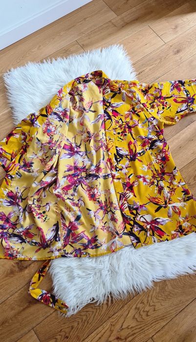 Only L 40 XL 42 kolorowe kimono narzutka szlafrok