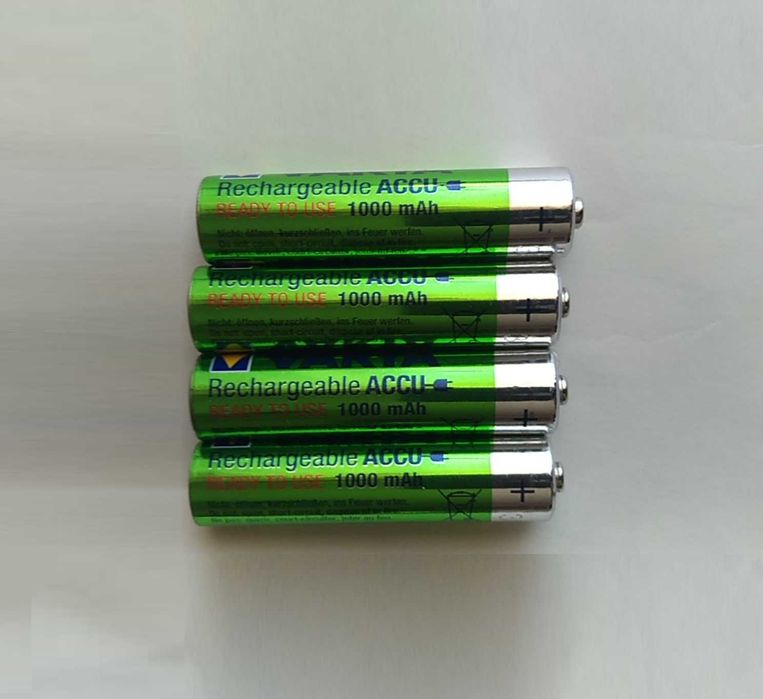 Акумуляторні батарейки Varta AAA 1000mah 1,2V