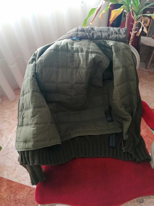 Casaco de malha com colete destacável massimo dutti M