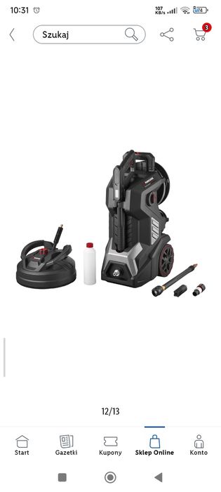 Myjka ciśnieniowa Parkside performance phdp 180 C2