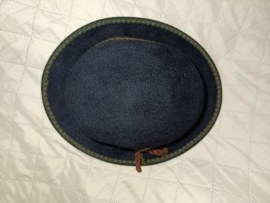 Мужская охотничья гуцульская шляпа Ischler Hut Austria, черная, р.56