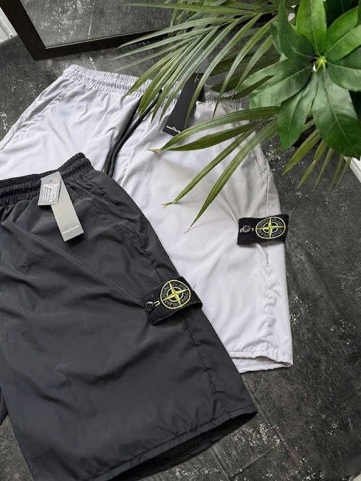 БЕЗ ПЕРЕДПЛАТ | Мужские Шорты Стон Айленд | Нейлонові Шорти Stone Island