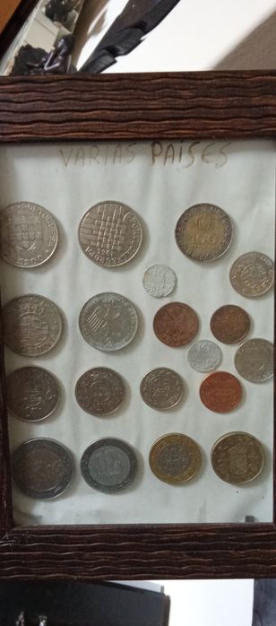 Moedas antigas. Portugal e vários países