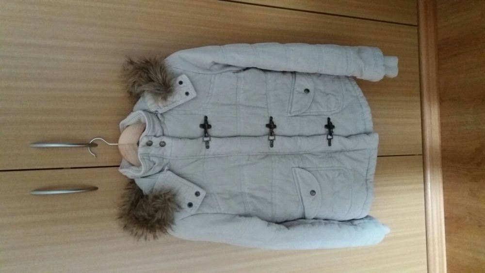 Casaco creme com botões originais