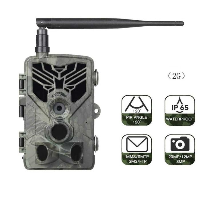 Câmara de caça com envio MMS/e-mail 16Mp 1080p noturna impermeável