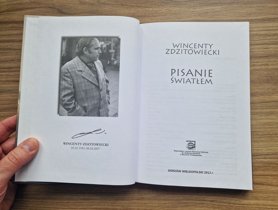 Pisanie światłem - Wincenty Zdzitowiecki