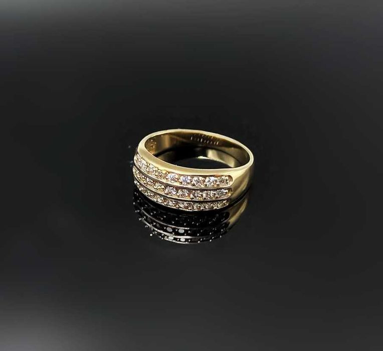 Złoty pierścionek 333 - nowy