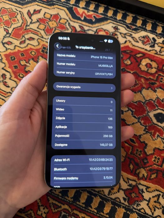 iPhone 15 Pro Max 256 GB