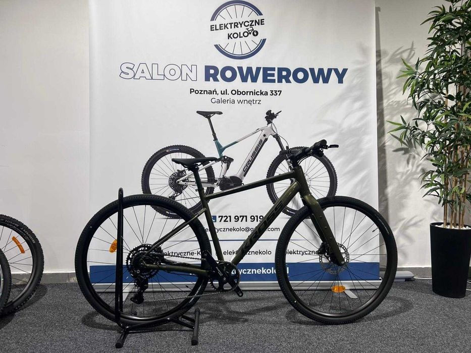 Rower Gravel Kross Esker 1.0FL Zielony Rama M raty 0%