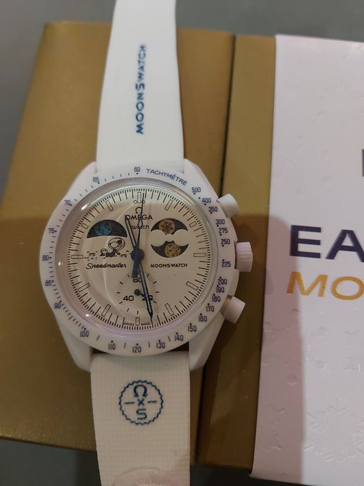 Swatch omega branco