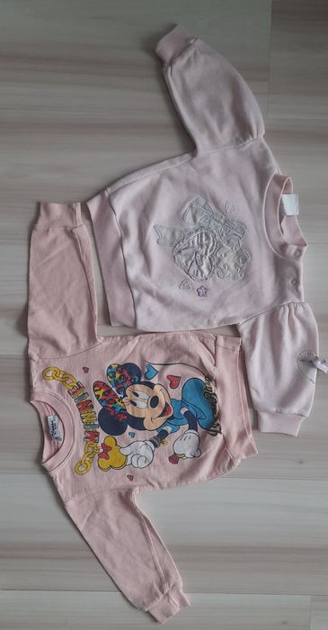 Zestaw 10szt: Bluzy, Sweter r.68 r.74