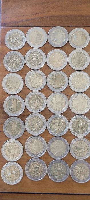 Moedas de 2€ (Várias moedas)