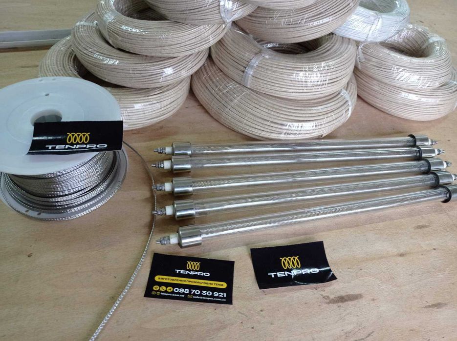 Термостійкий дріт 450-550С. Термостійкий кембрік. Керамічні ізолятори