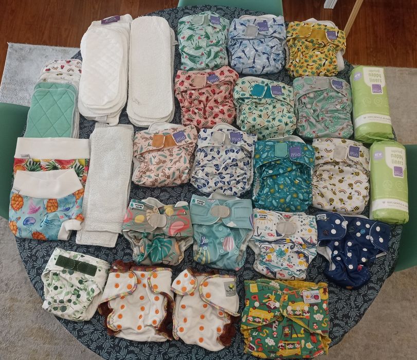 Fraldas Reutilizáveis conjunto completo