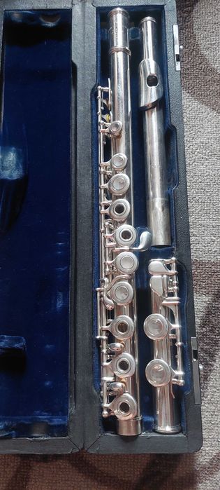 Sankyo Silver Sonic Srebrny flet Japonia