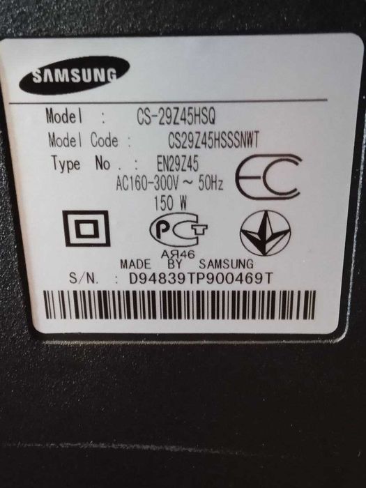 Телевизор SAMSUNG (б/у, отл. сост., 72 см., кинескоп)!